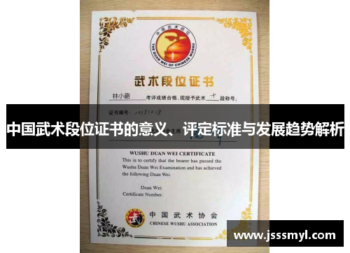 中国武术段位证书的意义、评定标准与发展趋势解析